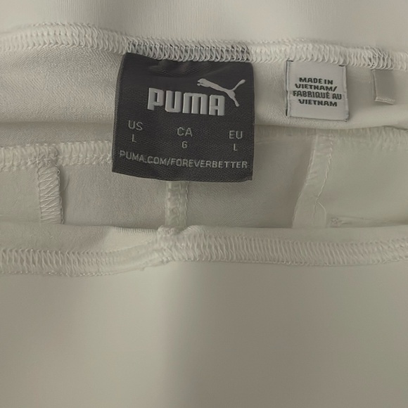 Puma White Tailored Capris for Golf or Casual Wear - Picture 2 of 7
